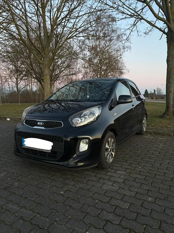 Gebraucht Kia Picanto 67 PS (49 kW) 2016 Schwarz Kleinwagen
