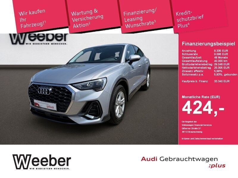 Florettsilber (metallic) Gebraucht 2022 Audi Q3 Sportback Business SUV | 33.340 € (Guter Preis) - Bild 1/2