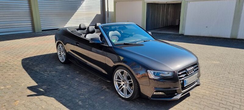 Grau Gebraucht 2012 Audi A5 Cabriolet S-Line Cabrio | 12.999 € (Fairer Preis) - Bild 1/4