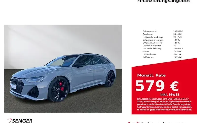 Używany Audi RS6 Sport 600 KM (441 kW) 2022 Kombi