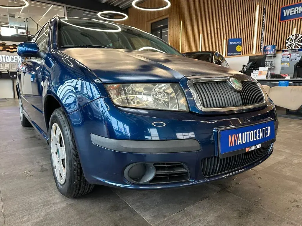 Gebraucht Skoda Fabia 80 PS (58 kW) 2007 Blau Limousine