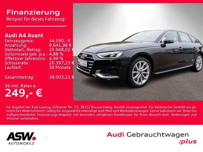 Mythosschwarz metallic Gebraucht 2024 Audi A4 Advanced Plus Kombi | 34.590 € (Etwas zu teuer) - Bild 1/4