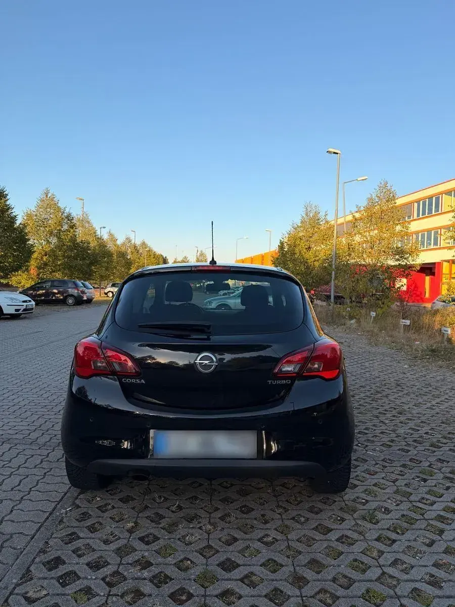 Gebraucht Opel Corsa Edition 101 PS (74 kW) 2017 Schwarz Kleinwagen