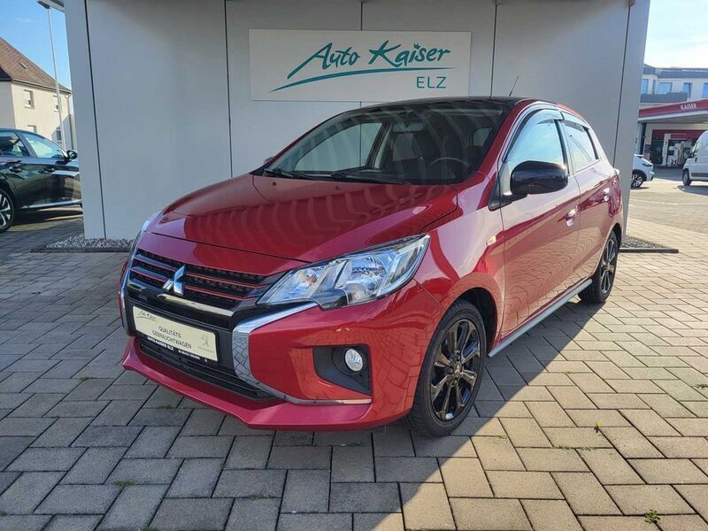 Rot (metallic) Gebraucht 2021 Mitsubishi Space Star Spirit Limousine | 12.990 € (Etwas zu teuer) - Bild 1/4