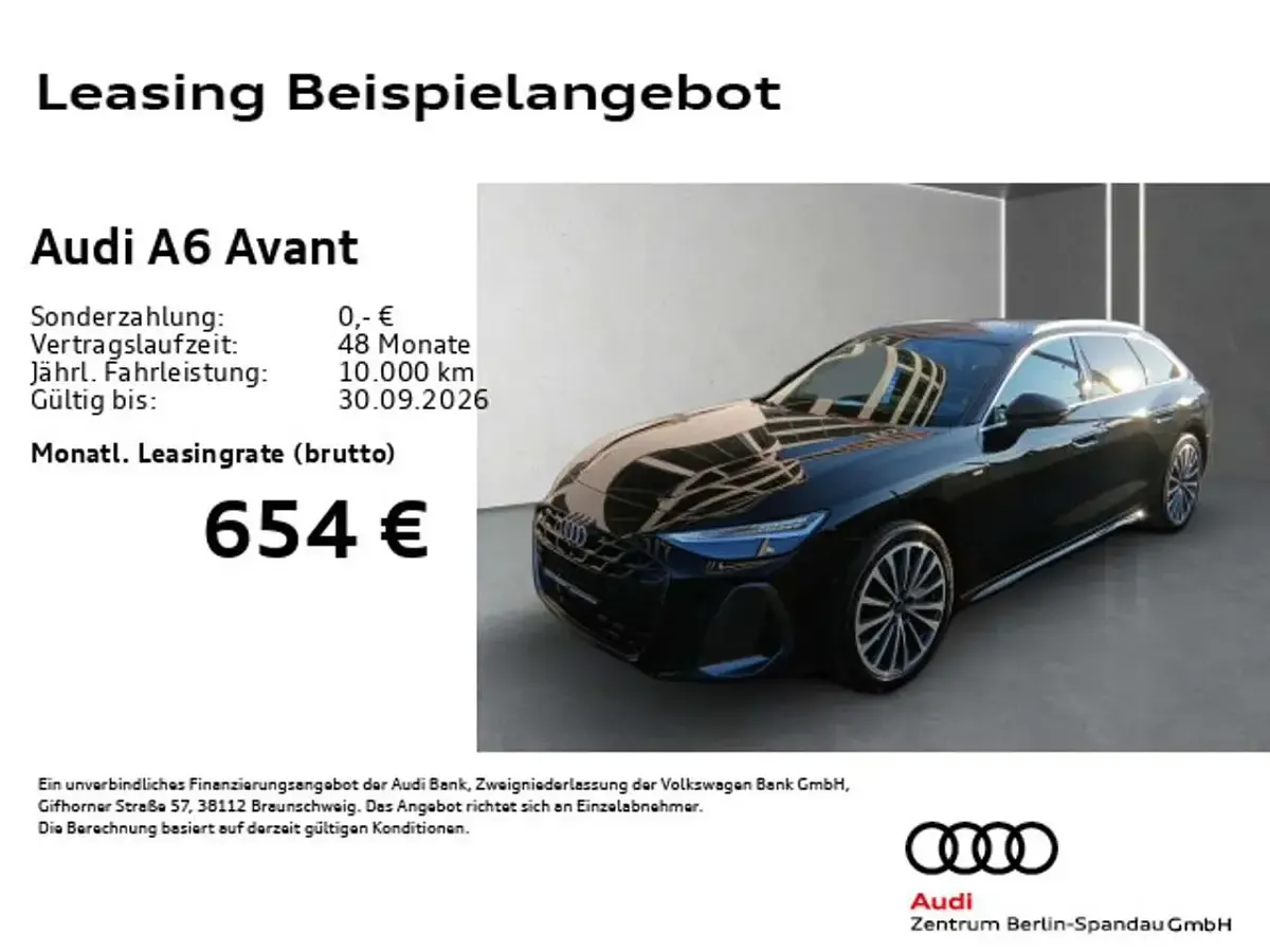 Gebraucht Audi A6 S-Line 299 PS (219 kW) 2025 Schwarz Kombi