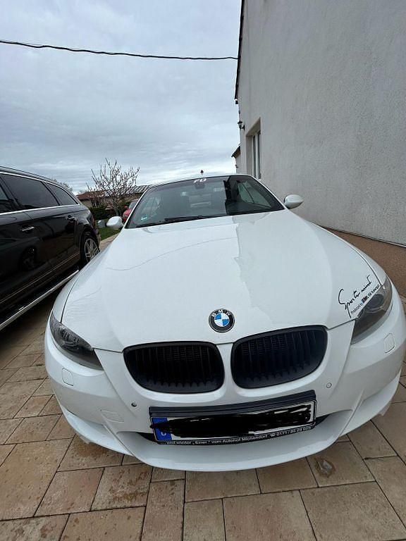 Weiß Gebraucht 2008 BMW 320 Cabriolet Cabrio | 8.500 € (Superpreis) - Bild 1/4