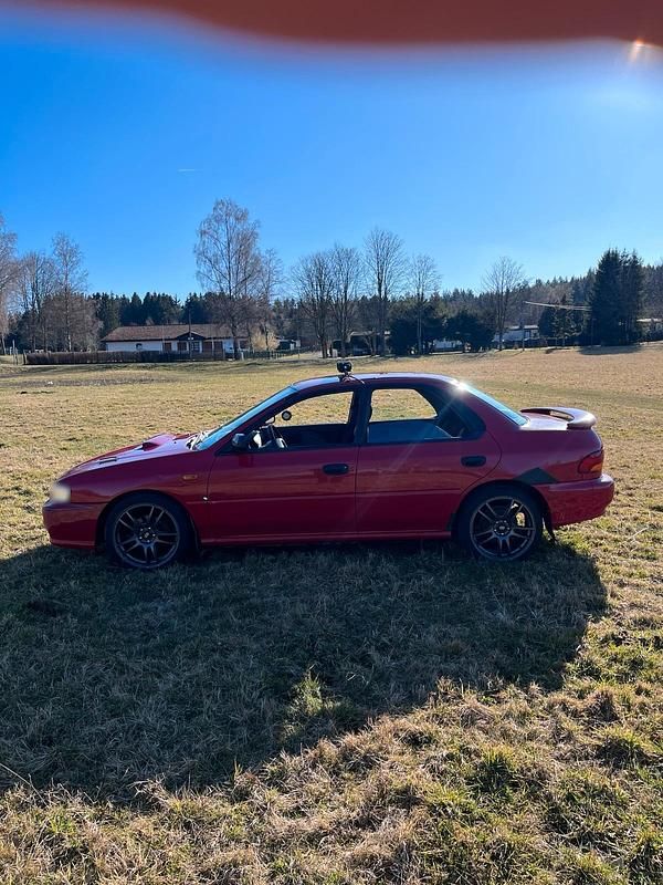 Gebraucht Subaru Impreza 90 PS (66 kW) 1997 Rot Limousine
