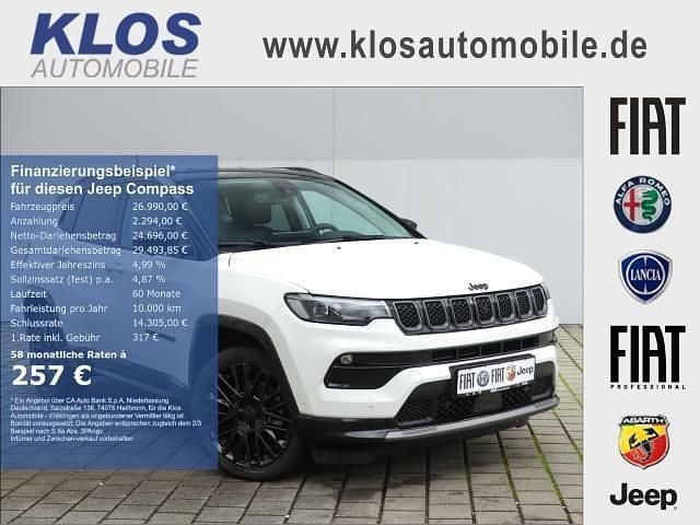 Weiss Gebraucht 2024 Jeep Compass SUV | 25.990 € (Guter Preis) - Bild 1/4