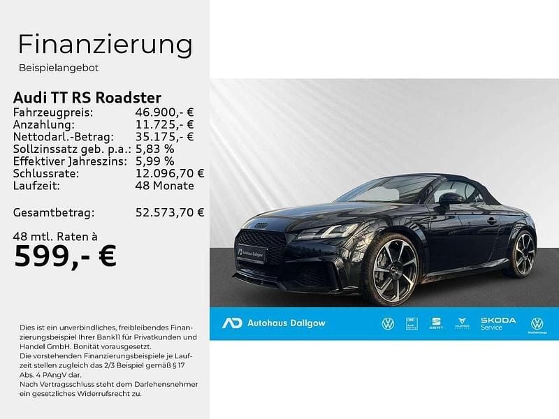 Gebraucht Audi TT RS 400 PS (294 kW) 2018 Individuallackierungen audi ex Cabrio