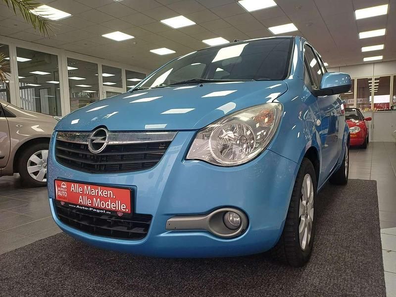 Blau Gebraucht 2010 Opel Agila Edition Kleinwagen | 5.790 € (Teuer) - Bild 1/4