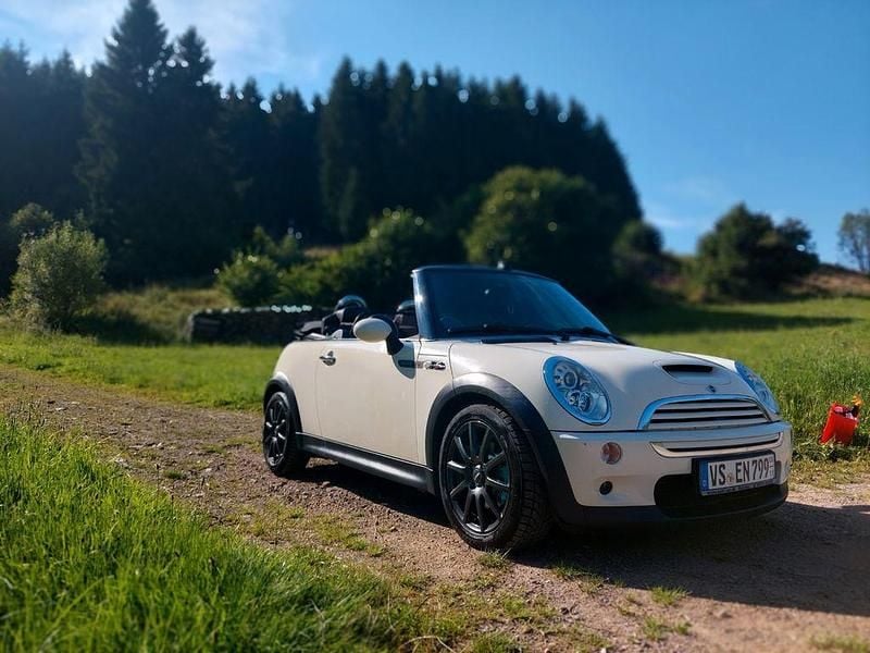 Weiß Gebraucht 2008 Mini Cooper S Cabriolet Cabrio | 4.950 € (Guter Preis) - Bild 1/4