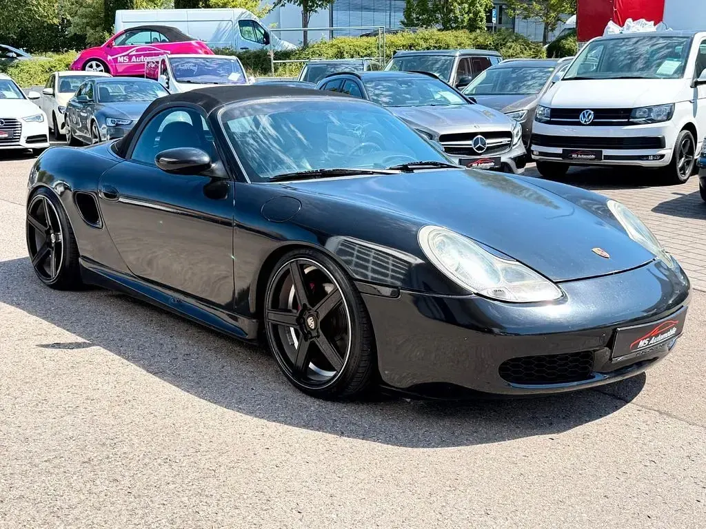 Gebraucht Porsche Boxster 220 PS (161 kW) 2000 Silber Cabrio