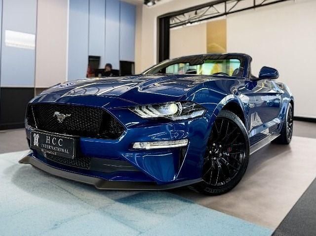 Blau (blau (atlasblau)) Gebraucht 2022 Ford Mustang GT Cabrio | 48.690 € (Etwas zu teuer) - Bild 1/4