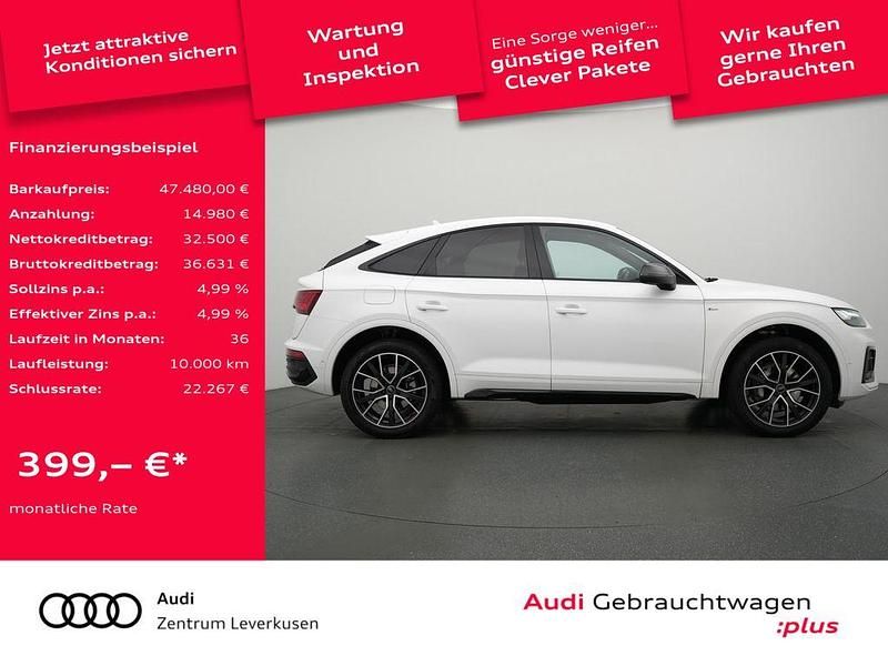 Gebraucht Audi Q5 Sportback S-Line 299 PS (219 kW) 2023 Ibisweiss SUV