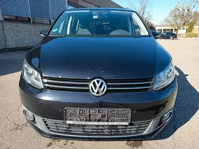 Gebraucht VW Touran Style 140 PS (102 kW) 2012 Schwarz Van / Kleinbus