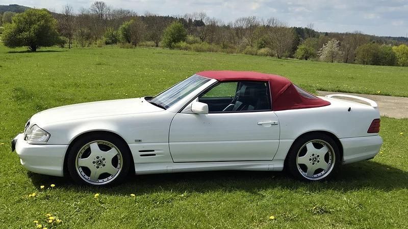 Gebraucht Mercedes SL500 320 PS (235 kW) 1997 Weiß Cabrio