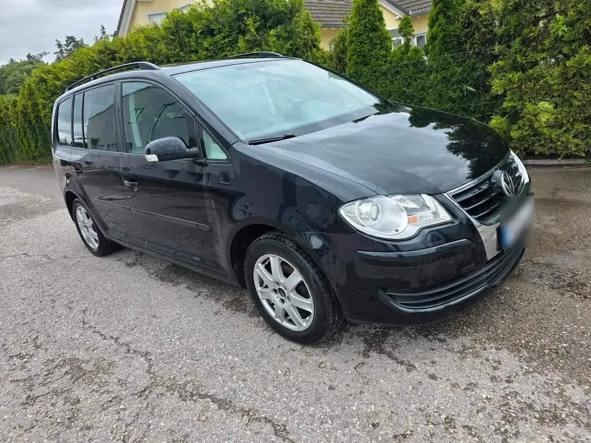 Gebraucht VW Touran 105 PS (77 kW) 2007 Schwarz Van / Kleinbus