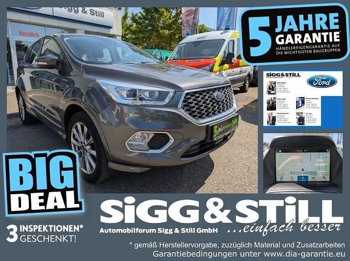 Magneticgrau (metallic) Gebraucht 2018 Ford Kuga Vignale SUV | 14.190 € (Guter Preis) - Bild 1/4