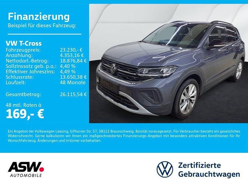 Gebraucht VW T-Cross Goal 116 PS (85 kW) 2025 Rauchgrau metallic SUV