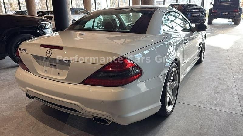 Gebraucht Mercedes SL500 AMG 387 PS (284 kW) 2009 Weiß Cabrio
