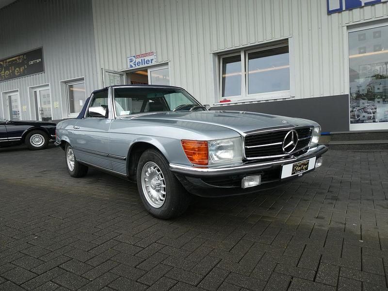 Blau Gebraucht 1983 Mercedes SL380 Cabrio | 34.900 € - Bild 1/4
