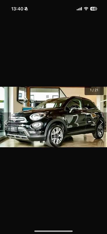 Schwarz Gebraucht 2016 Fiat 500 Cross Limousine | 8.500 € (Superpreis) - Bild 1/4