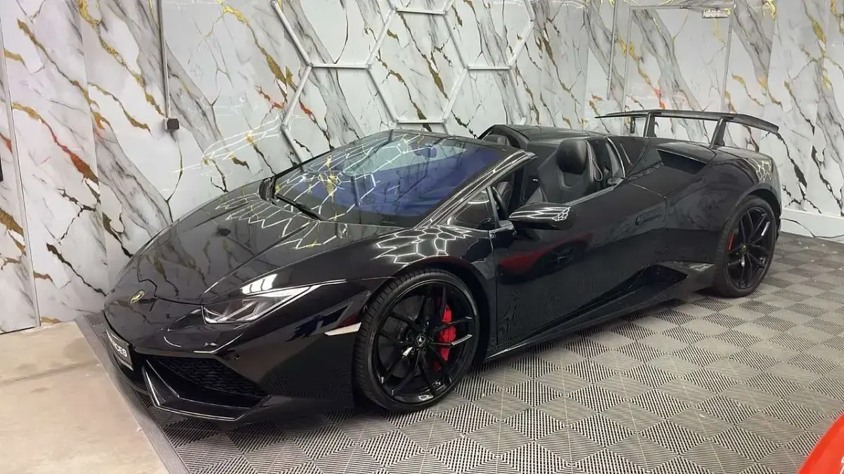 Second-hand Lamborghini Huracán 610 CP (448 kW) 2017 Negru Cabrio