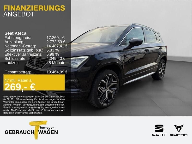 Second-hand Seat Ateca FR 150 CP (110 kW) 2019 Negru SUV
