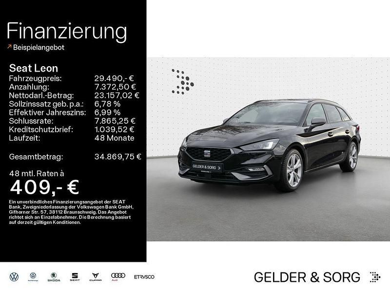 Mitternachtsschwarz Gebraucht 2025 Seat Leon FR Kombi | 29.490 € (Guter Preis) - Bild 1/4
