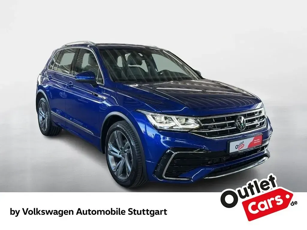 Gebraucht VW Tiguan R-line 150 PS (110 kW) 2022 Lapiz blue metallic SUV