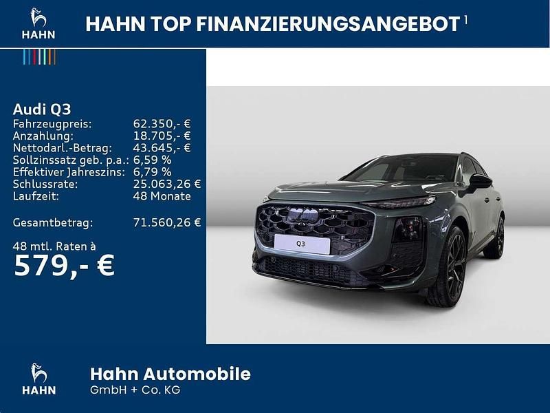 Neu Audi Q3 Ambiente 150 PS (110 kW) 2025 Grün SUV
