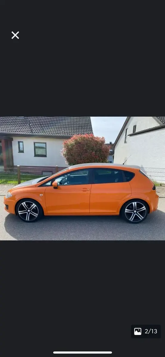 Gebraucht Seat Leon 125 PS (91 kW) 2012 Orange Kleinwagen