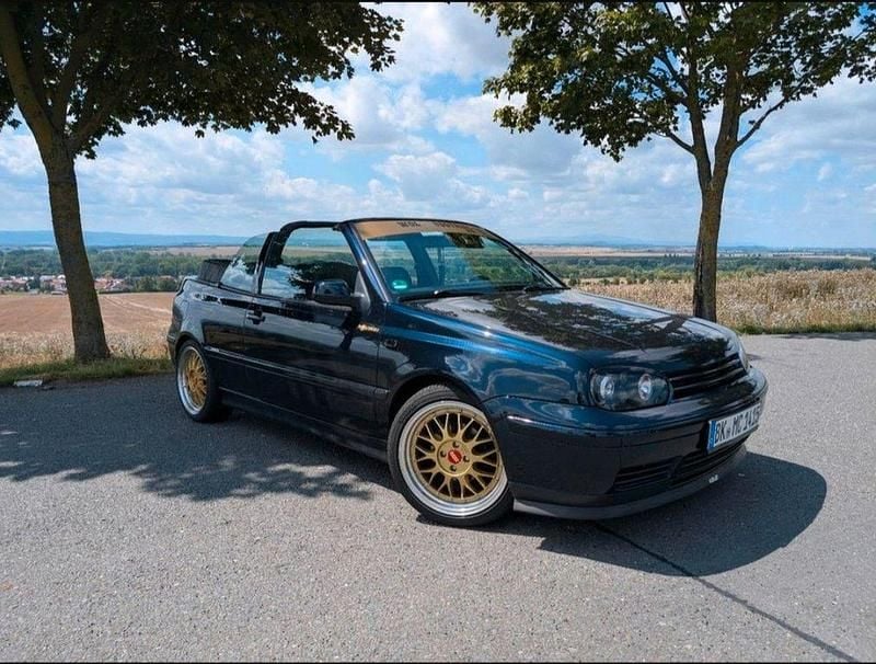 Blau Gebraucht 2001 VW Golf Cabriolet Cabrio | 3.600 € (Fairer Preis) - Bild 1/4