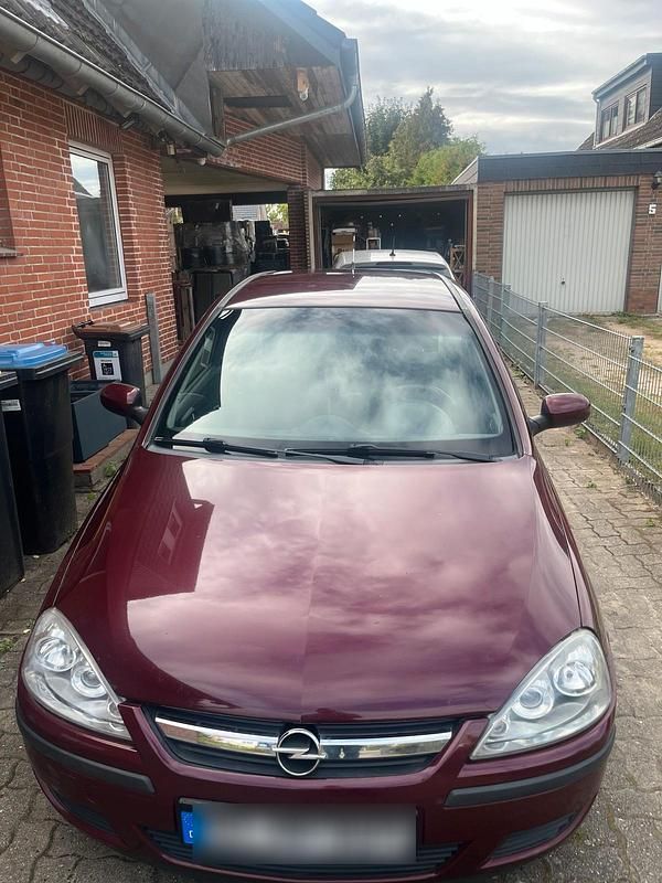 Rot Gebraucht 2004 Opel Corsa Kleinwagen | 380 € (Superpreis) - Bild 1/4