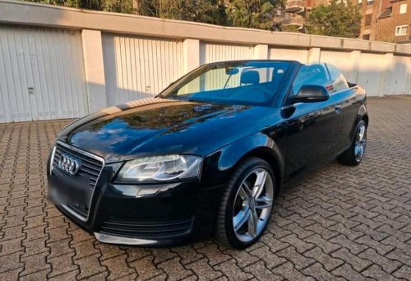 Schwarz Gebraucht 2012 Audi A3 Cabriolet S-Line Cabrio | 4.999 € (Guter Preis) - Bild 1/4