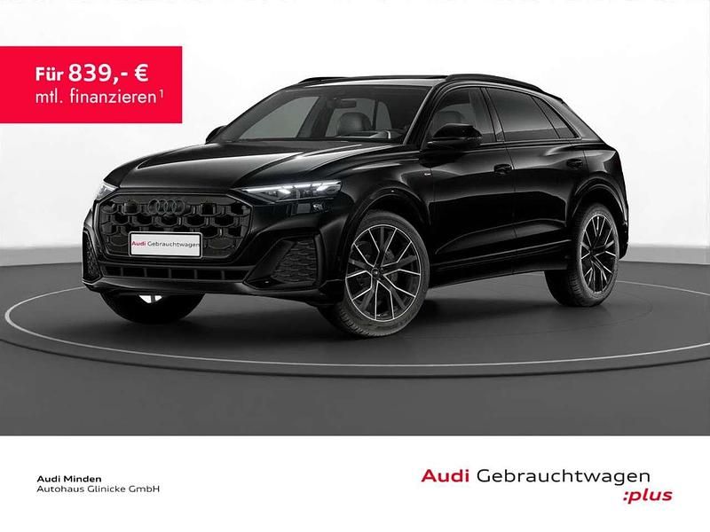 Mythosschwarz metallic Gebraucht 2025 Audi Q8 Ambiente SUV | 84.880 € (Fairer Preis) - Bild 1/3