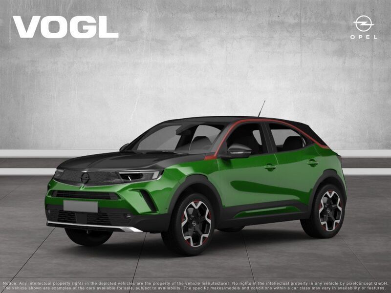 Lackierung matcha green/typ au Gebraucht 2024 Opel Mokka Elegance SUV | 23.720 € (Fairer Preis) - Bild 1/4