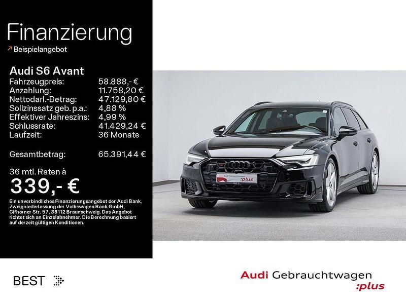 Brillantschwarz Gebraucht 2024 Audi S6 Ambiente Kombi | 57.888 € (Superpreis) - Bild 1/4