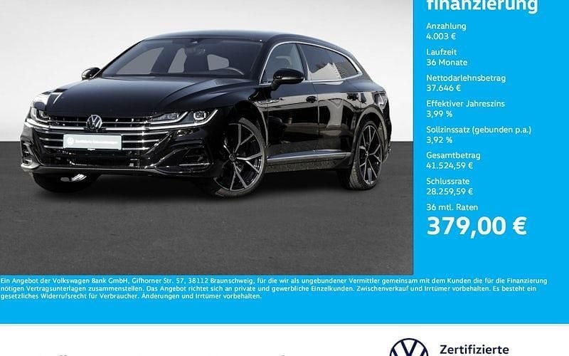 Schwarz Gebraucht 2024 VW Arteon R-line Limousine | 41.283 € (Fairer Preis) - Bild 1/4