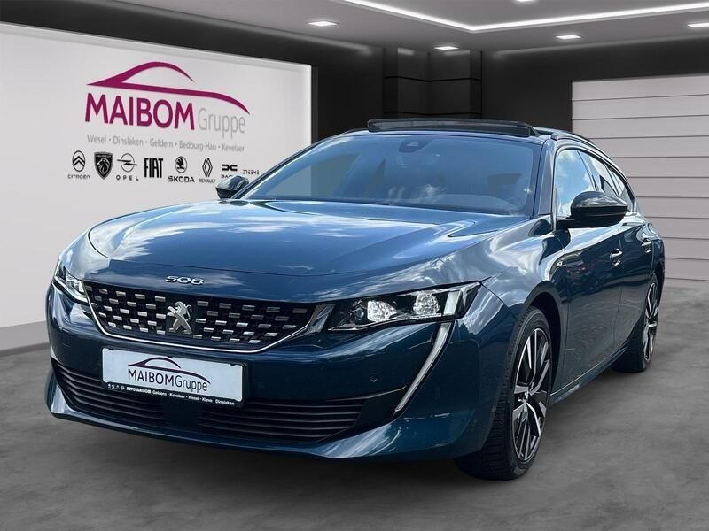 Blau Gebraucht 2021 Peugeot 508 GT Kombi | 17.890 € (Fairer Preis) - Bild 1/4