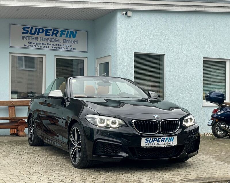 Schwarz Gebraucht 2019 BMW M240 M Sport Cabrio | 31.390 € (Superpreis) - Bild 1/4