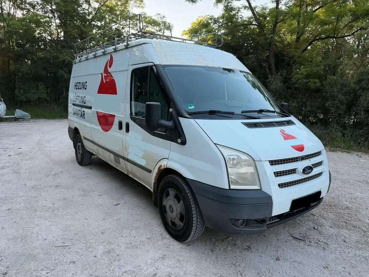 Gebraucht Ford Transit 101 PS (74 kW) 2011 Weiß Van / Kleinbus
