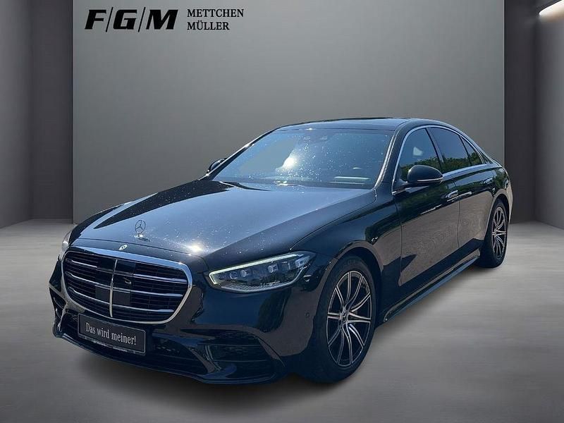 Obsidianschwarz metalliclack Gebraucht 2021 Mercedes S400 AMG line Limousine | 87.780 € (Teuer) - Bild 1/4