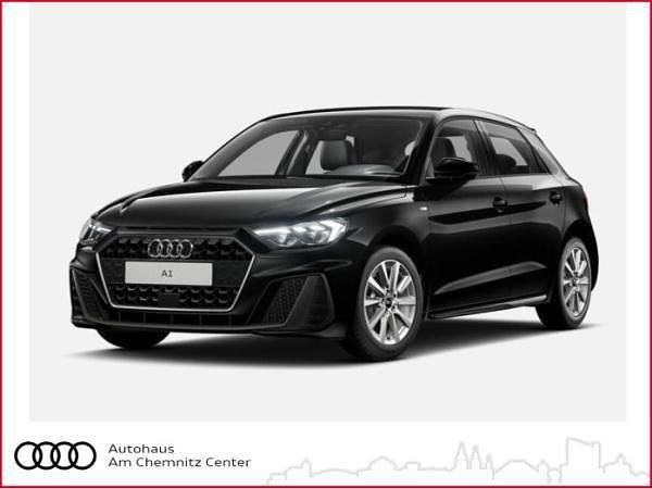 Schwarz (mythosschwarz metallic) Neu 2025 Audi A1 Sportback S-Line Kleinwagen | 27.961 € (Superpreis) - Bild 1/4