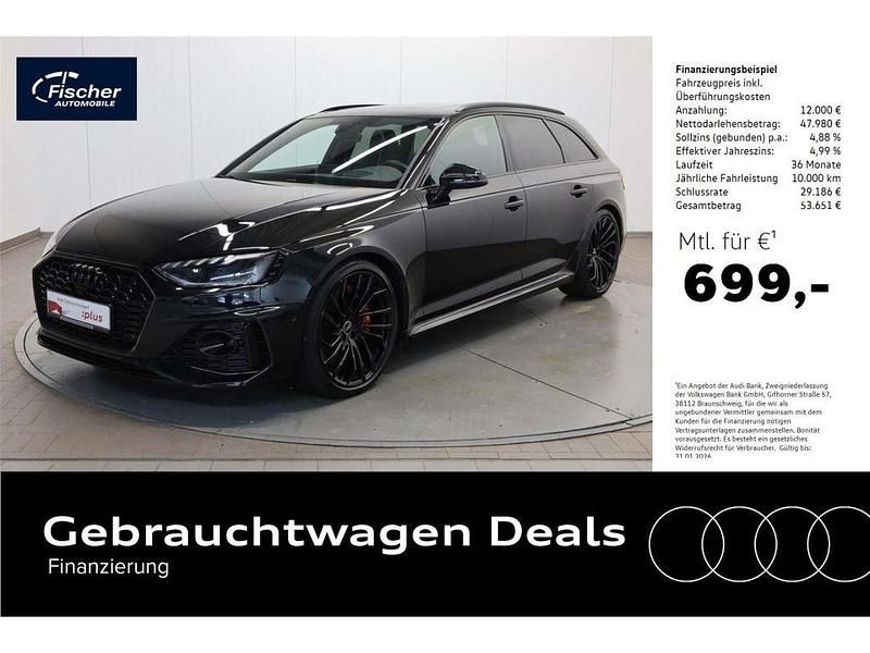 Schwarz Gebraucht 2022 Audi RS4 Sport Kombi | 59.980 € (Fairer Preis) - Bild 1/4