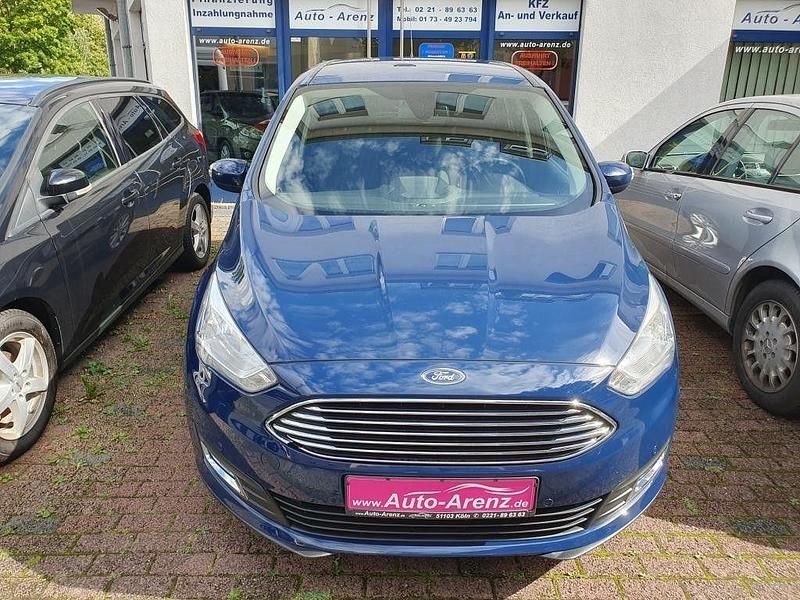 Blau Gebraucht 2015 Ford Grand C-Max Titanium Van / Kleinbus | 7.700 € (Teuer) - Bild 1/4