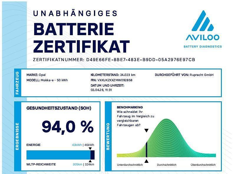 Gebraucht Opel Mokka-e Elegance 100 kW (136 PS) 2022 Weiß SUV