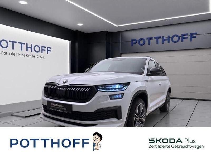Weiss Gebraucht 2023 Skoda Kodiaq SportLine SUV | 34.777 € (Fairer Preis) - Bild 1/4