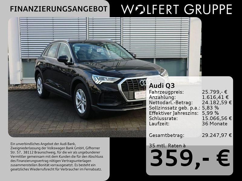 Gebraucht Audi Q3 Sport 150 PS (110 kW) 2022 Mythosschwarz metallic SUV
