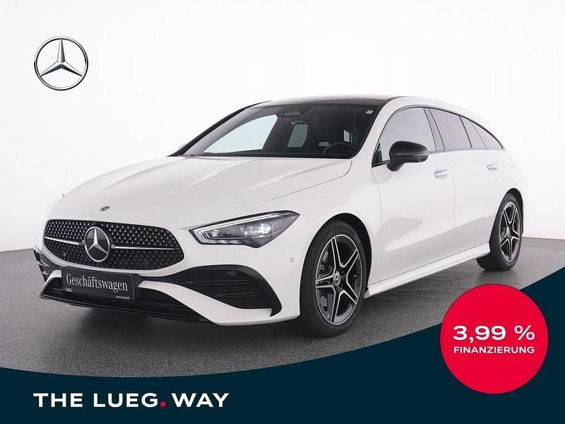 Unilack polarweiß Gebraucht 2024 Mercedes CLA180 Shooting Brake AMG Kombi | 33.850 € - Bild 1/4